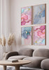 Akwarela Różowy Marmur Rose Gold Plakat 50x70cm