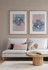 Akwarela Różowy Marmur Rose Gold Plakat 50x70cm