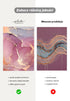 Akwarela Różana Marmur Rose Gold Plakat 50x70cm