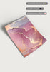 Akwarela Różana Marmur Rose Gold Plakat 50x70cm