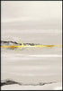 Beżowy Pejzaż Lewy Złoty Plakat 50x70cm