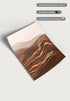 Czekoladowe Góry Lewy Rose Gold Plakat 50x70cm