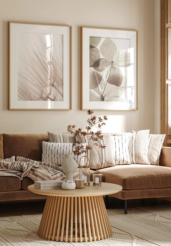 Transparentny Kwiat Zestaw 2 Plakatów 50x70cm