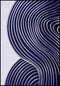 Japandi Line Art Lewy Srebrny Plakat 50x70cm