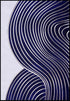 Japandi Line Art Lewy Srebrny Plakat 50x70cm