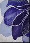 Granatowy Lotos Prawy Srebrny Plakat 50x70cm