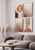 Karmelowy Nugat Lewy Rose Gold Plakat 50x70cm
