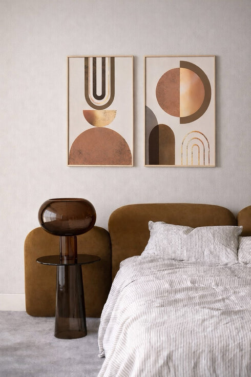 Karmelowy Nugat Lewy Rose Gold Plakat 50x70cm