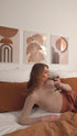 Karmelowy Nugat Lewy Rose Gold Plakat 50x70cm