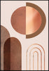 Karmelowy Nugat Lewy Rose Gold Plakat 50x70cm