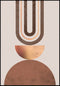Karmelowy Nugat Prawy Rose Gold Plakat 50x70cm