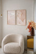 Koralowa Akwarela Prawy Wzór Rose Gold Plakat 50x70cm