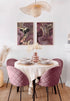 Rubin Minerał Prawy Rose Gold Plakat 50x70cm