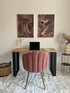Rubin Minerał Prawy Rose Gold Plakat 50x70cm