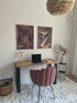 Rubin Minerał Prawy Rose Gold Plakat 50x70cm