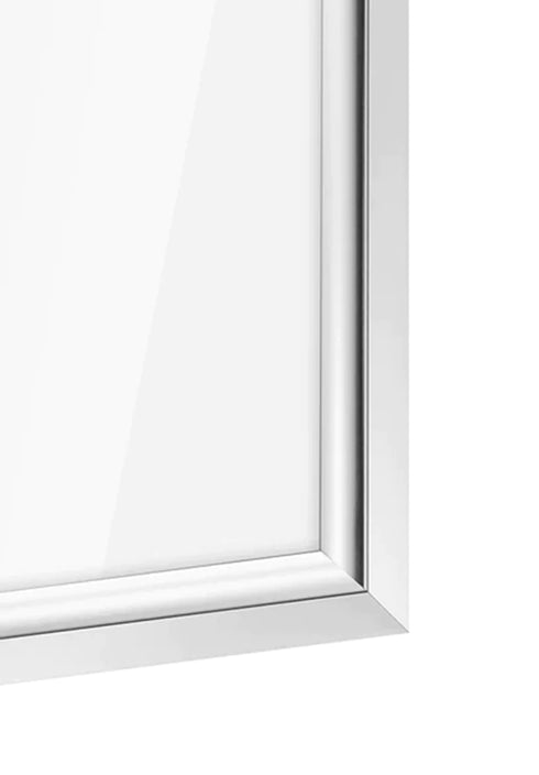 Zestaw 2 Srebrnych Ramek 50x70cm