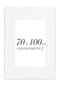 Biała Ramka z Passe-Partout 70x100cm