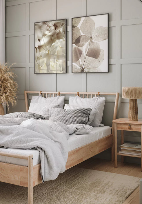 Biały Rozkwit Zestaw 2 Plakatów 50x70cm