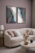 Zielona Farba Rose Gold Plakat 50x70cm