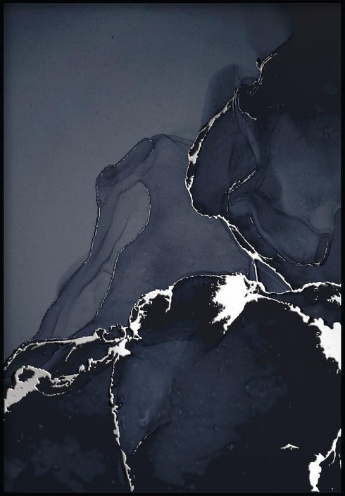 ciemny marmur plakat