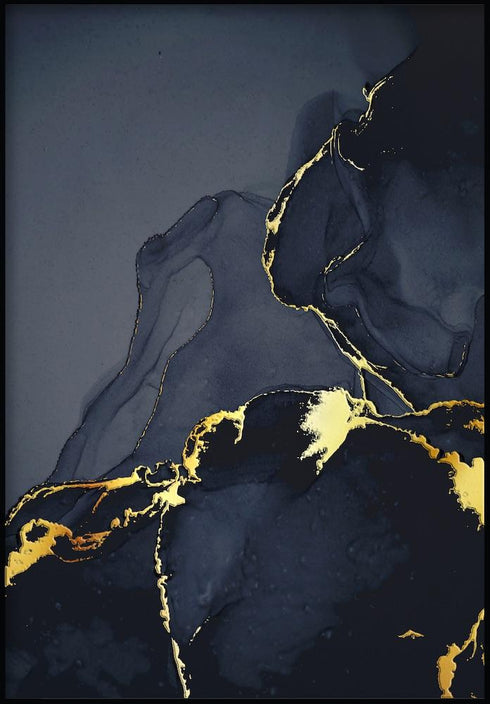 ciemny marmur plakat