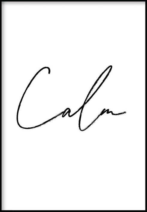 calm plakat