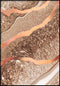 Karmelowy Agat Prawy Rose Gold Plakat 50x70cm