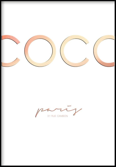 coco paris plakat