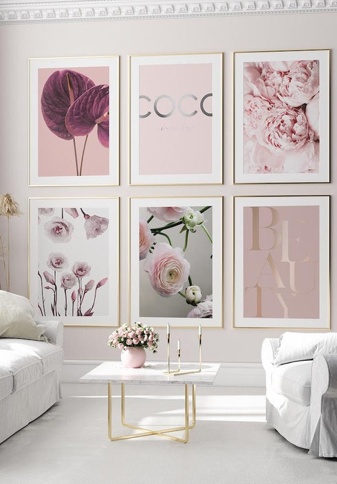 różowy coco nuts plakat