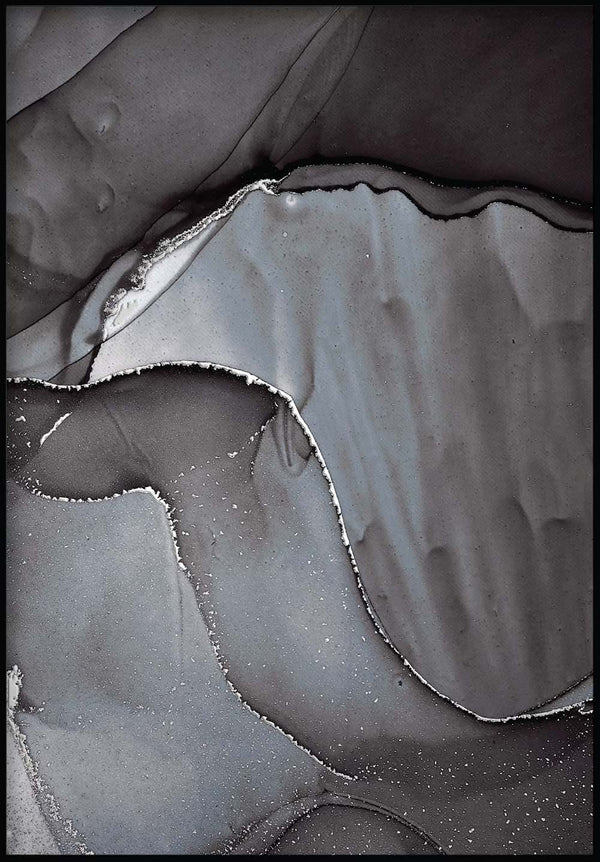 Ciemne Niebo Prawy Srebrny Plakat 50x70cm