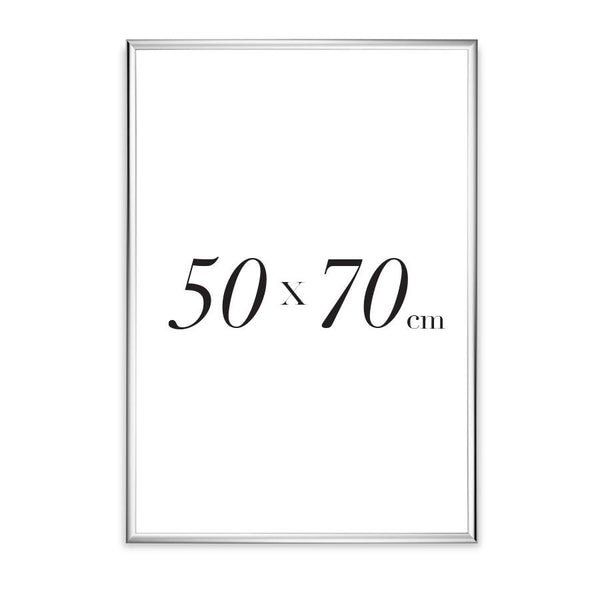 Srebrna Ramka 50x70cm