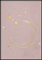 Księżyc Złoty Plakat 50x70cm